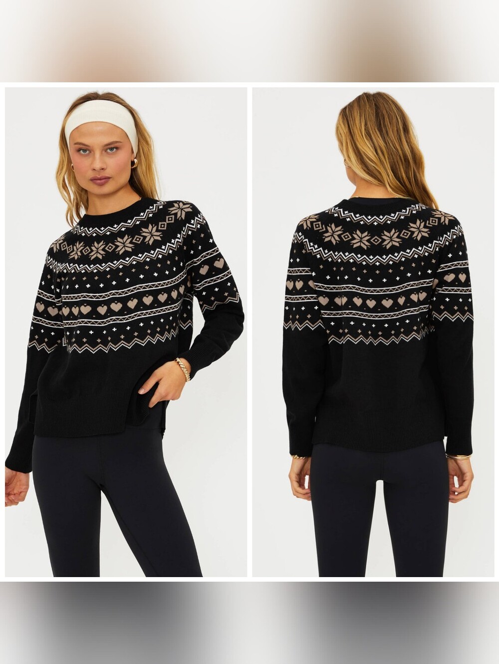 Beach Riot Elizabeth Sweater Mystic Fairisle, Size XS